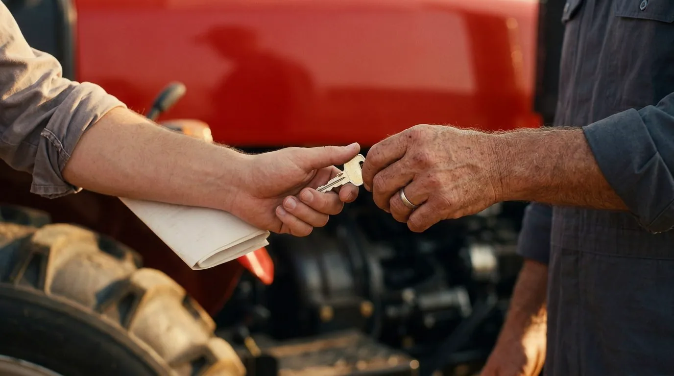 Crédito rural para aquisição de trator médio